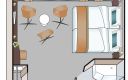 Grundriss | Suite Mozart-Deck | © AMADEUS