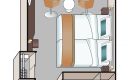 Grundriss | A1 Mozart-Deck und B1 und B4 Strauss-Deck | © AMADEUS